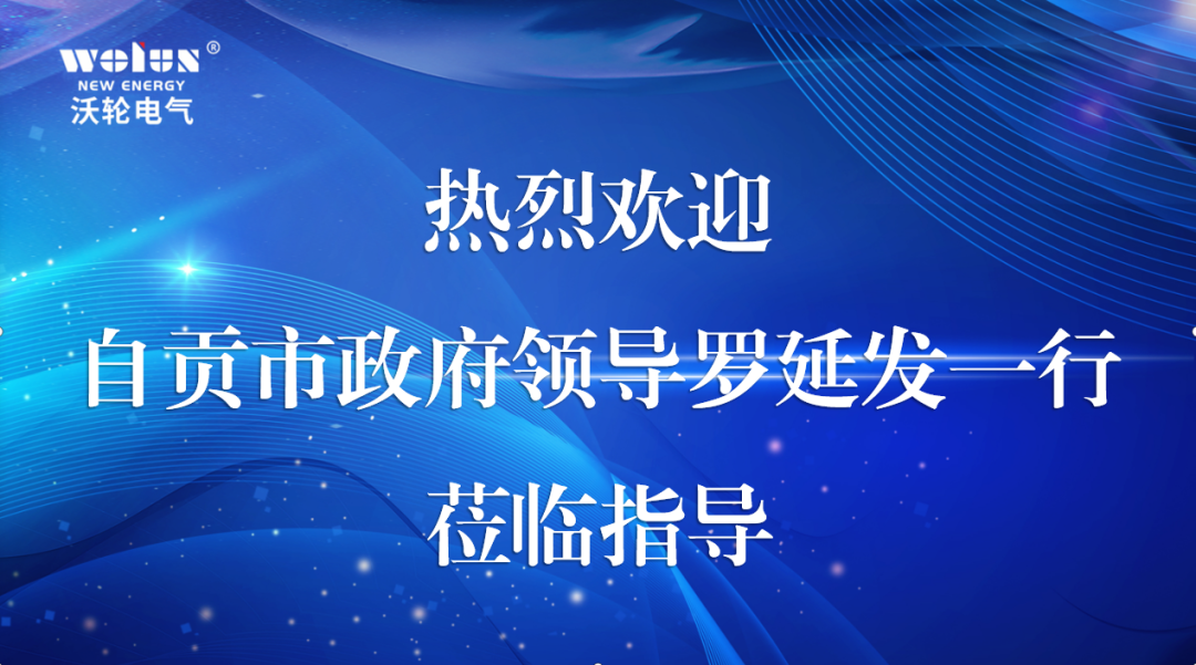 【領導關懷】自貢市人民政府副市長羅延發率隊蒞臨沃輪電氣調研指導工作