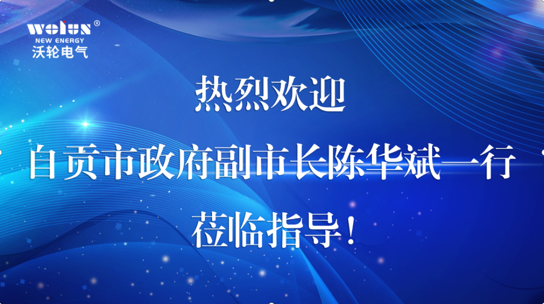 【領導關懷】自貢市人民政府副市長陳華斌率隊蒞臨沃輪電氣調研指導工作