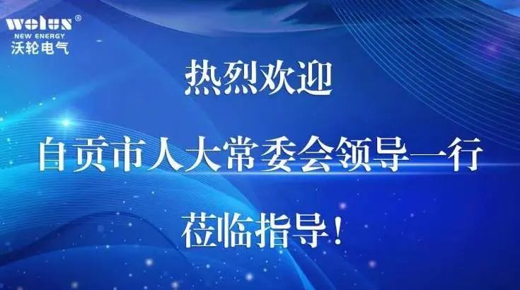 【領(lǐng)導關(guān)懷】自貢市人大常委會黨組成員、機關(guān)黨組書記古榮華一行蒞臨沃輪電氣調(diào)研指導工作