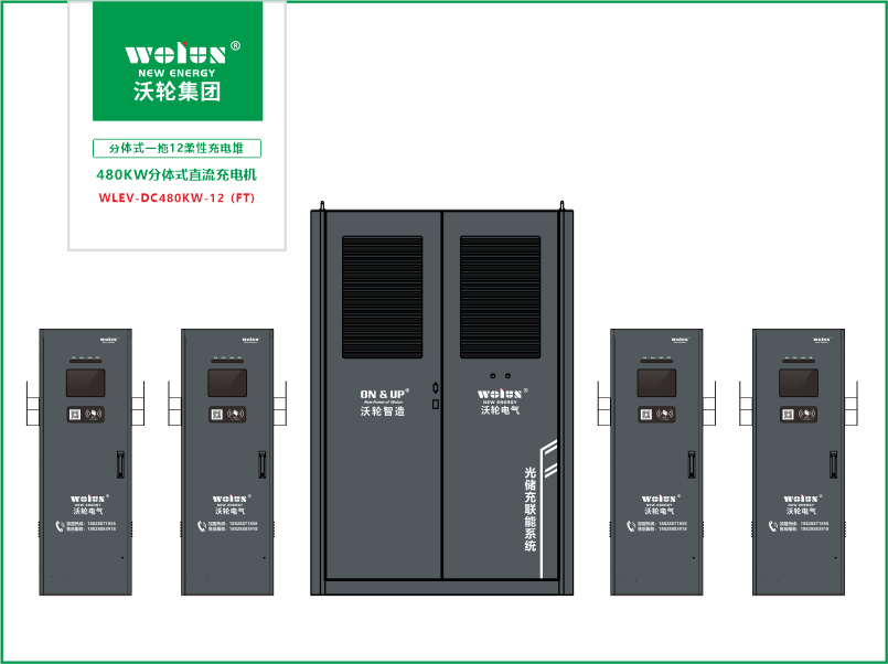 480KW分體式直流充電機